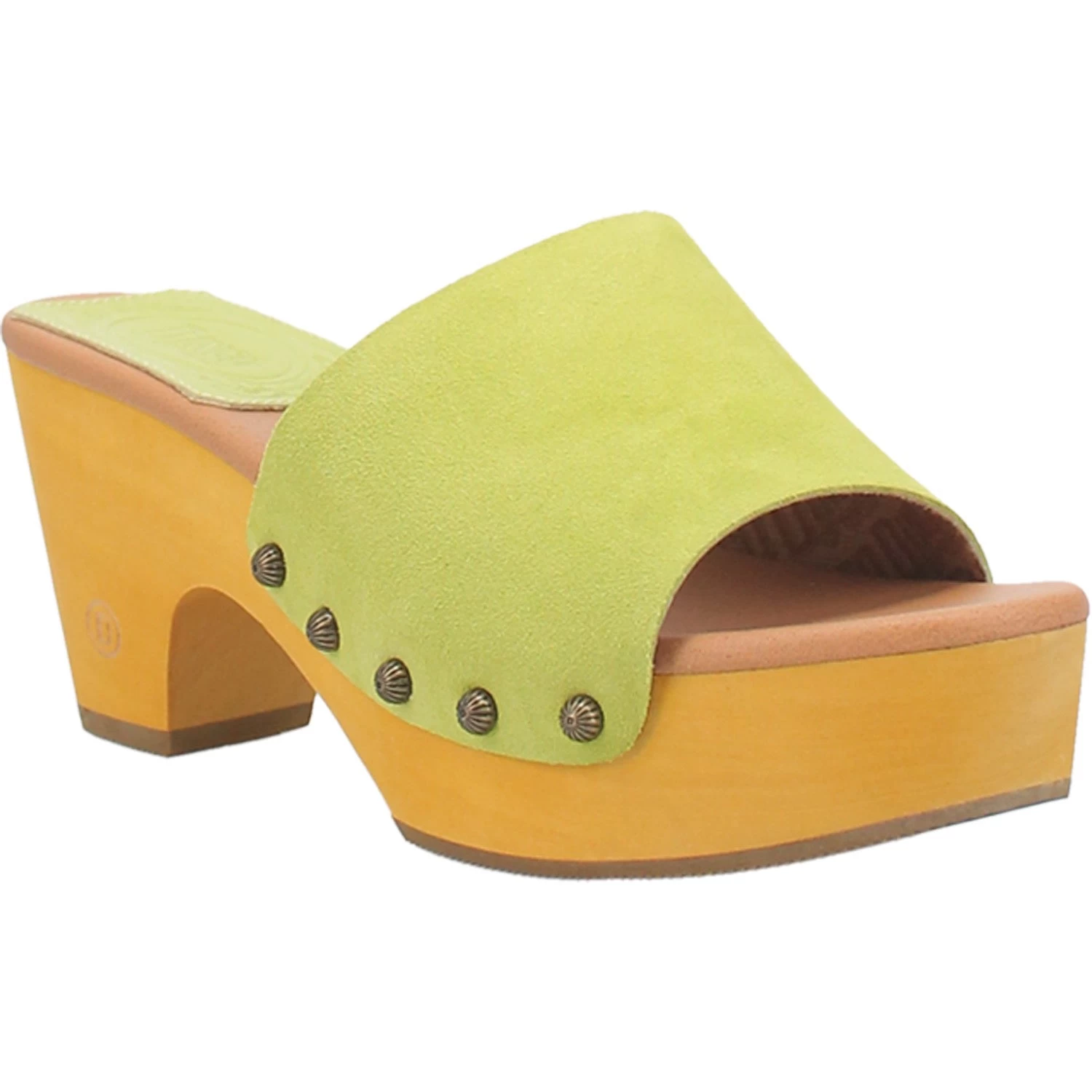 Dingo Womens Beechwood Lime Leather Studs Sandals Shoes 1 Dingo Womens Beechwood Lime Leather Studs Sandals Shoes