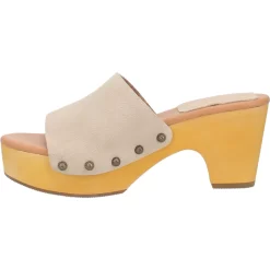 Dingo Womens Beechwood Sand Leather Studs Sandals Shoes -Fashion Footwear Shop DI906 Sand 3