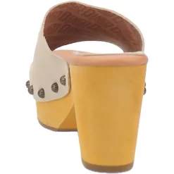 Dingo Womens Beechwood Sand Leather Studs Sandals Shoes -Fashion Footwear Shop DI906 Sand 4