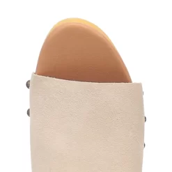 Dingo Womens Beechwood Sand Leather Studs Sandals Shoes -Fashion Footwear Shop DI906 Sand 6