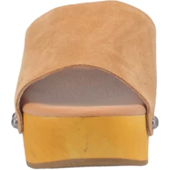 Dingo Womens Beechwood Tan Leather Studs Sandals Shoes -Fashion Footwear Shop DI906 Tan 5