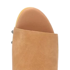 Dingo Womens Beechwood Tan Leather Studs Sandals Shoes -Fashion Footwear Shop DI906 Tan 6