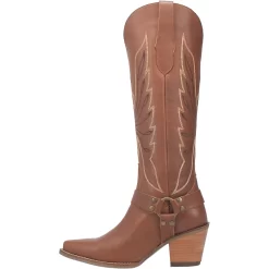 Dingo Womens Heavens To Betsy Cowboy Boots Leather Brown -Fashion Footwear Shop DI926 Brown 3