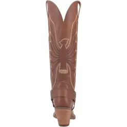 Dingo Womens Heavens To Betsy Cowboy Boots Leather Brown -Fashion Footwear Shop DI926 Brown 4