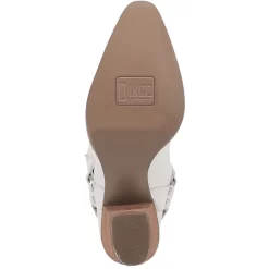 Dingo Womens Heavens To Betsy Cowboy Boots Leather White -Fashion Footwear Shop DI926 White 7