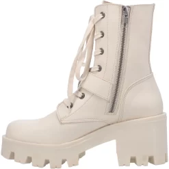 Dingo Womens Double Down Bootie Cowboy Boots Leather Cream 11 Dingo Womens Double Down Bootie Cowboy Boots Leather Cream -Fashion Footwear Shop DI933 Cream 3