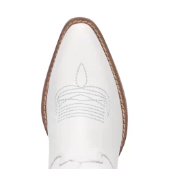 Dingo Womens Let Er Buck Cowboy Boots Leather White -Fashion Footwear Shop DI945 White 6