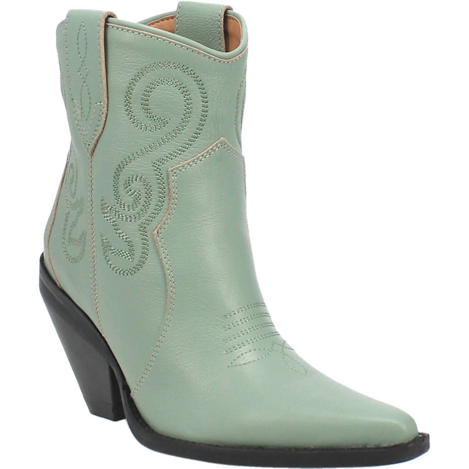 Dingo Womens Pretty N Prissy Bootie Cowboy Boots Leather Mint 1 Dingo Womens Pretty N Prissy Bootie Cowboy Boots Leather Mint
