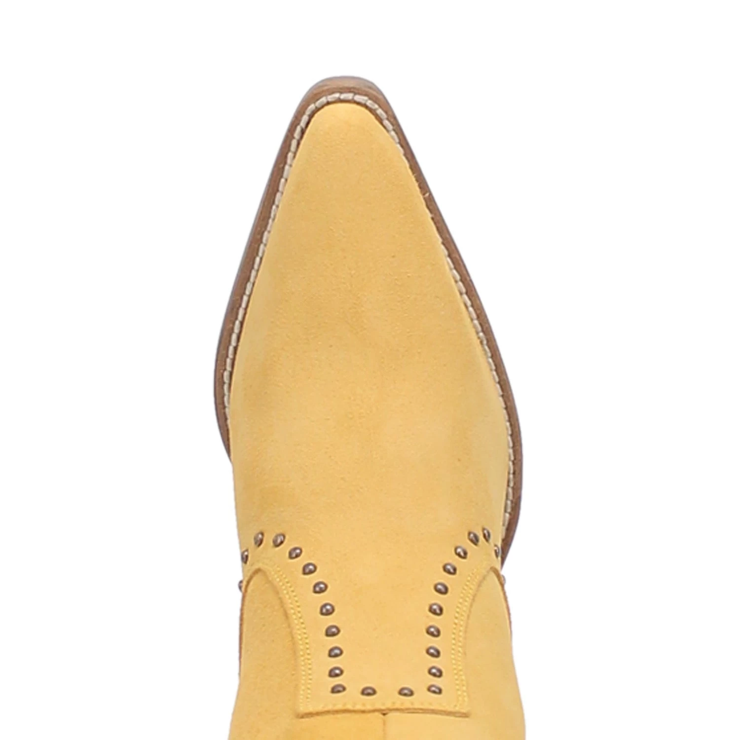 Dingo Womens Classy N Sassy Bootie Cowboy Boots Leather Yellow Suede 7 Dingo Womens Classy N Sassy Bootie Cowboy Boots Leather Yellow Suede - Image 7