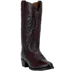 Dan Post Mens Milwaukee Cowboy Boots Leather Black Cherry -Fashion Footwear Shop DP2112R 1 b9baac4c ca6f 41ba a57c 698156d66188