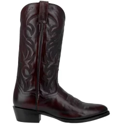 Dan Post Mens Milwaukee Cowboy Boots Leather Black Cherry -Fashion Footwear Shop DP2112R 2 e74fbbf3 3d83 40c0 96f1 0ca796fa33ed