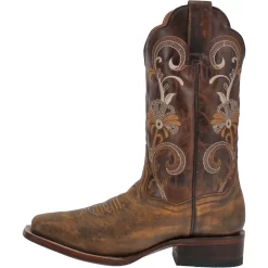 Dan Post Womens Sabina Cowboy Boots Leather Tan -Fashion Footwear Shop DP4645 3