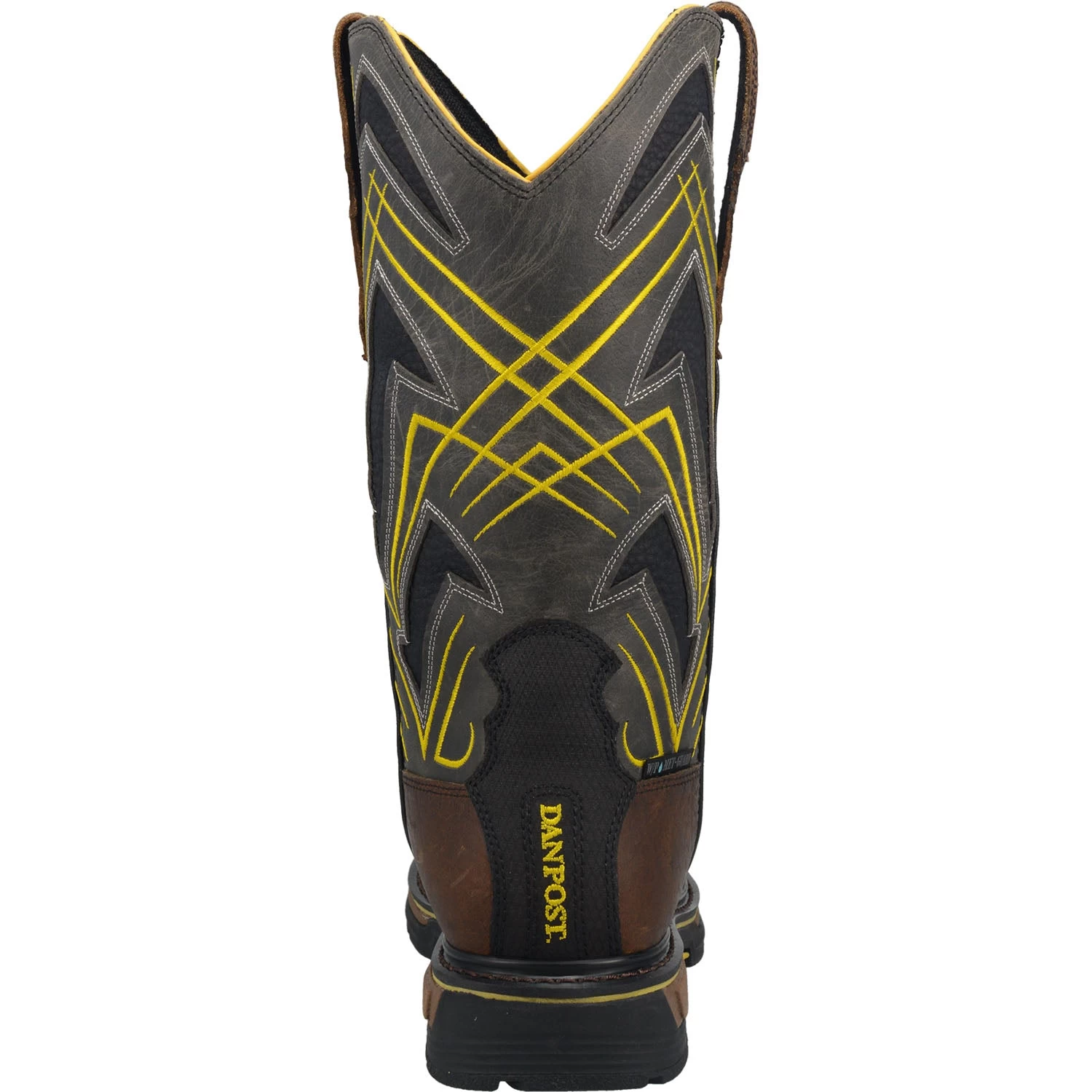 Dan Post Mens Cyclone Work Boots Leather Gray/Brown 5 Dan Post Mens Cyclone Work Boots Leather Gray/Brown - Image 5