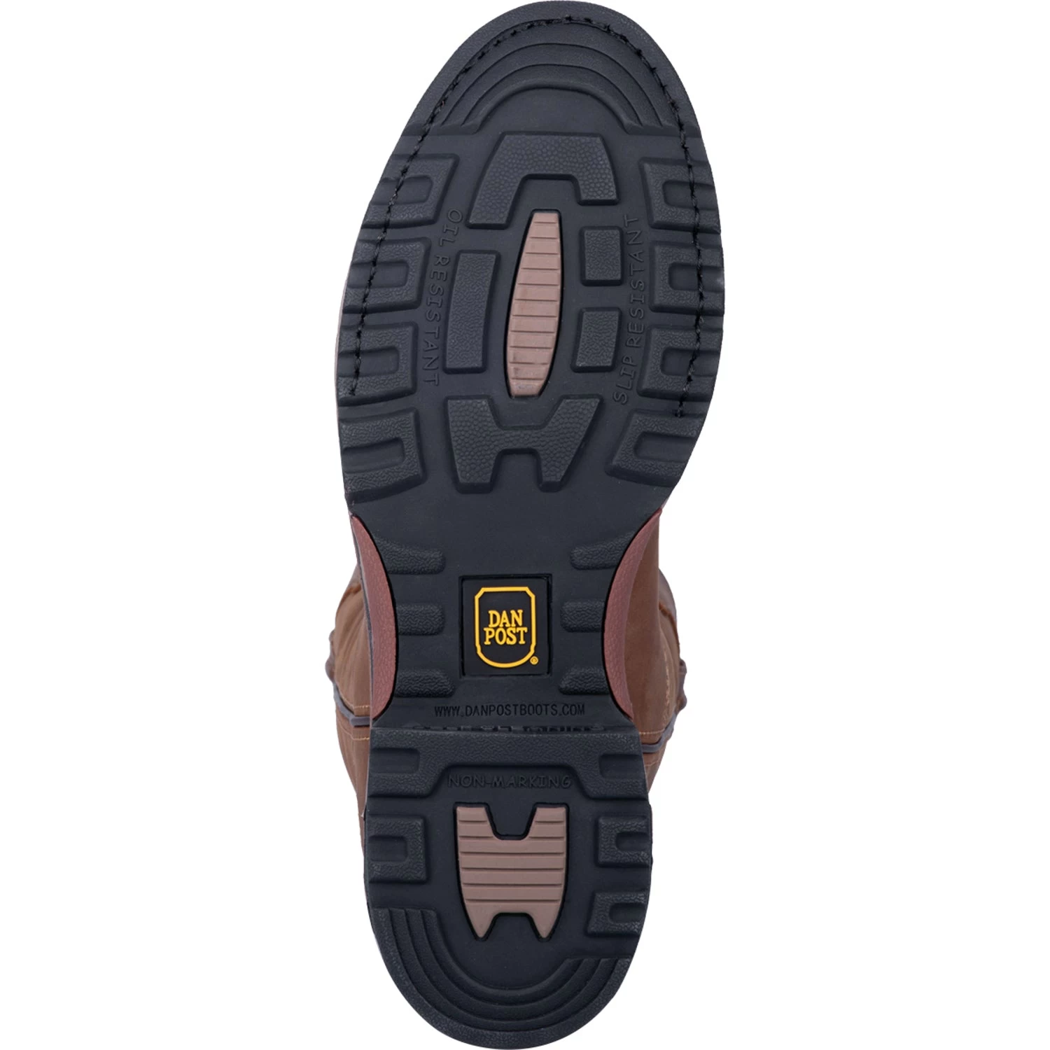 Dan Post Mens Journeyman Work Boots Leather Saddle 7 Dan Post Mens Journeyman Work Boots Leather Saddle - Image 7