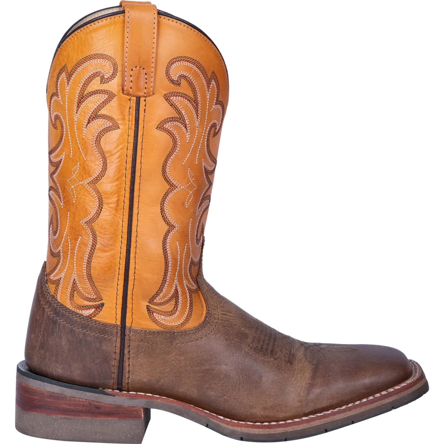 Dan Post Mens Ferrier Cowboy Boots Leather Tan/Spice 2 Dan Post Mens Ferrier Cowboy Boots Leather Tan/Spice - Image 2