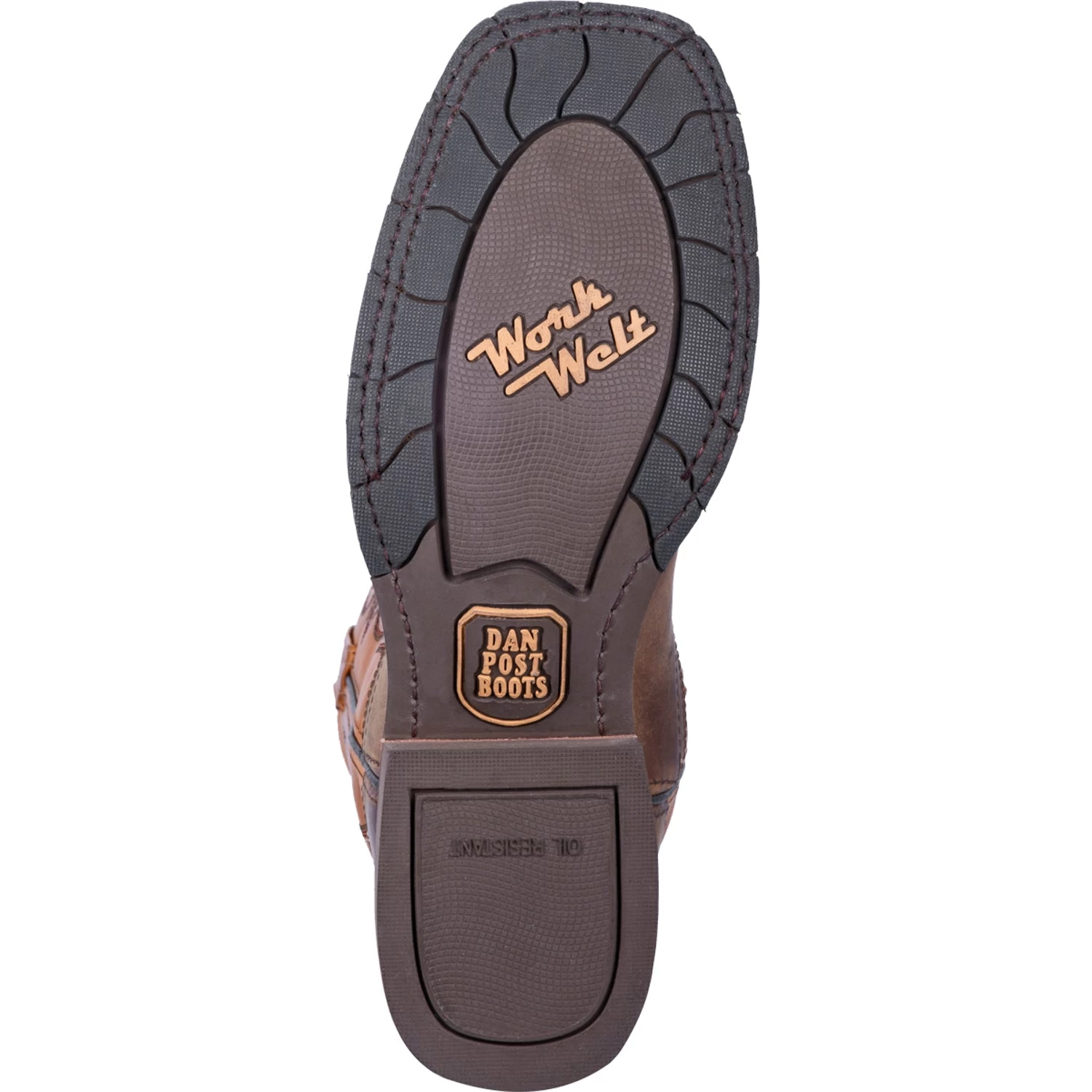 Dan Post Mens Ferrier Cowboy Boots Leather Tan/Spice 7 Dan Post Mens Ferrier Cowboy Boots Leather Tan/Spice - Image 7