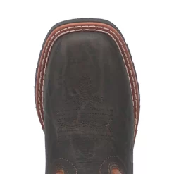 Dan Post Kids Boys Lil Dillon Cowboy Boots Leather Brown 14 Dan Post Kids Boys Lil Dillon Cowboy Boots Leather Brown -Fashion Footwear Shop DPC2945 6