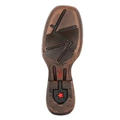 Durango Womens Wheat/Tidal Teal Leather Lady Rebel Pro Cowboy Boots -Fashion Footwear Shop DRD0353 outsole