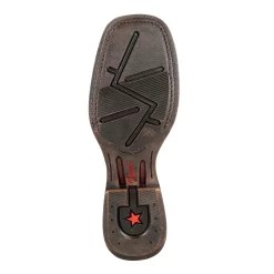 Durango Mens Cognac Leather Rebel Pro Ventilated Cowboy Boots -Fashion Footwear Shop DRD0376 outsole