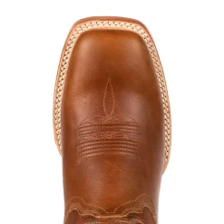 Durango Womens Chestnut Leather Arena Pro Western Cowboy Boots -Fashion Footwear Shop DRD0380 birdseye