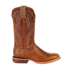 Durango Womens Chestnut Leather Arena Pro Western Cowboy Boots -Fashion Footwear Shop DRD0380 profile
