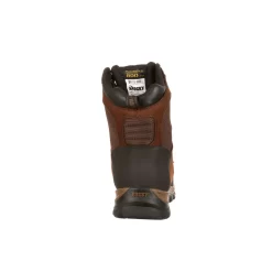 Rocky Boots Rocky Mens Dark Brown Leather Core WP 800G Winter Boots -Fashion Footwear Shop FQ0004753 back 1