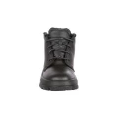 Rocky Boots Rocky Womens Black Leather TMC Public Service Chukka Boots -Fashion Footwear Shop FQ0005105 front square