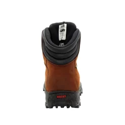 Rocky Boots Rocky Mens Brown Leather Ridgetop GTX WP Hiking Boots -Fashion Footwear Shop FQ0005212 back