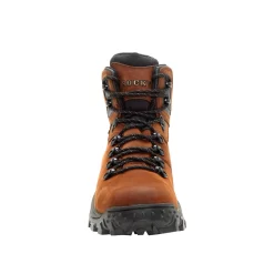 Rocky Boots Rocky Mens Brown Leather Ridgetop GTX WP Hiking Boots -Fashion Footwear Shop FQ0005212 front square