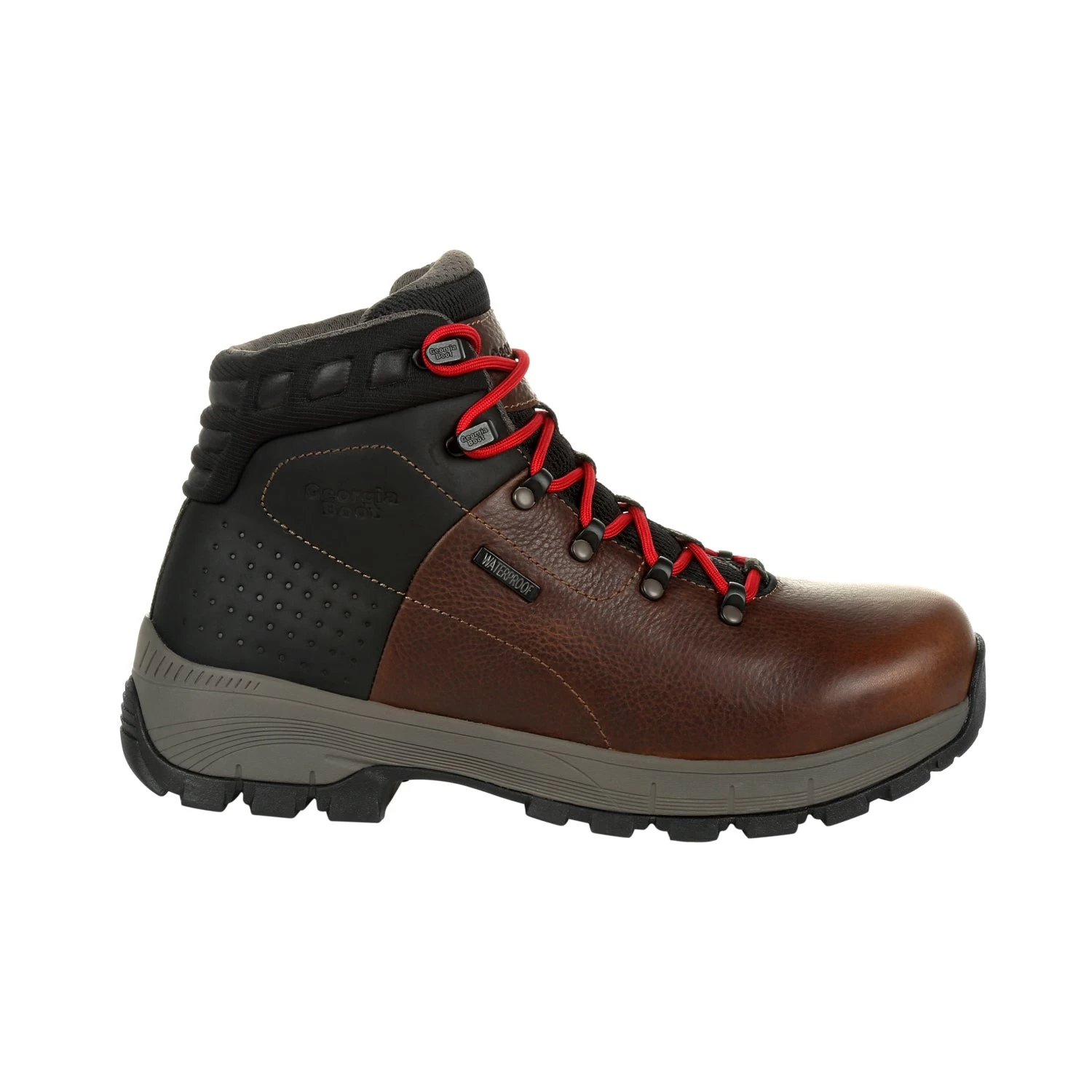 Georgia Mens Brown Leather Eagle Trail AT WP Hiker Hiking Boots 7 Georgia Mens Brown Leather Eagle Trail AT WP Hiker Hiking Boots - Image 7