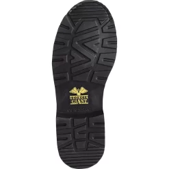 Georgia Mens Soggy Brown Leather WP High Romeo Ankle Boots -Fashion Footwear Shop GR500 outsole square 7cdf73c4 8604 43f0 abde 638dcca62e4c