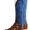 Horse Power By Anderson Bean Mens Leather Cigar Big Bass Cowboy Boots