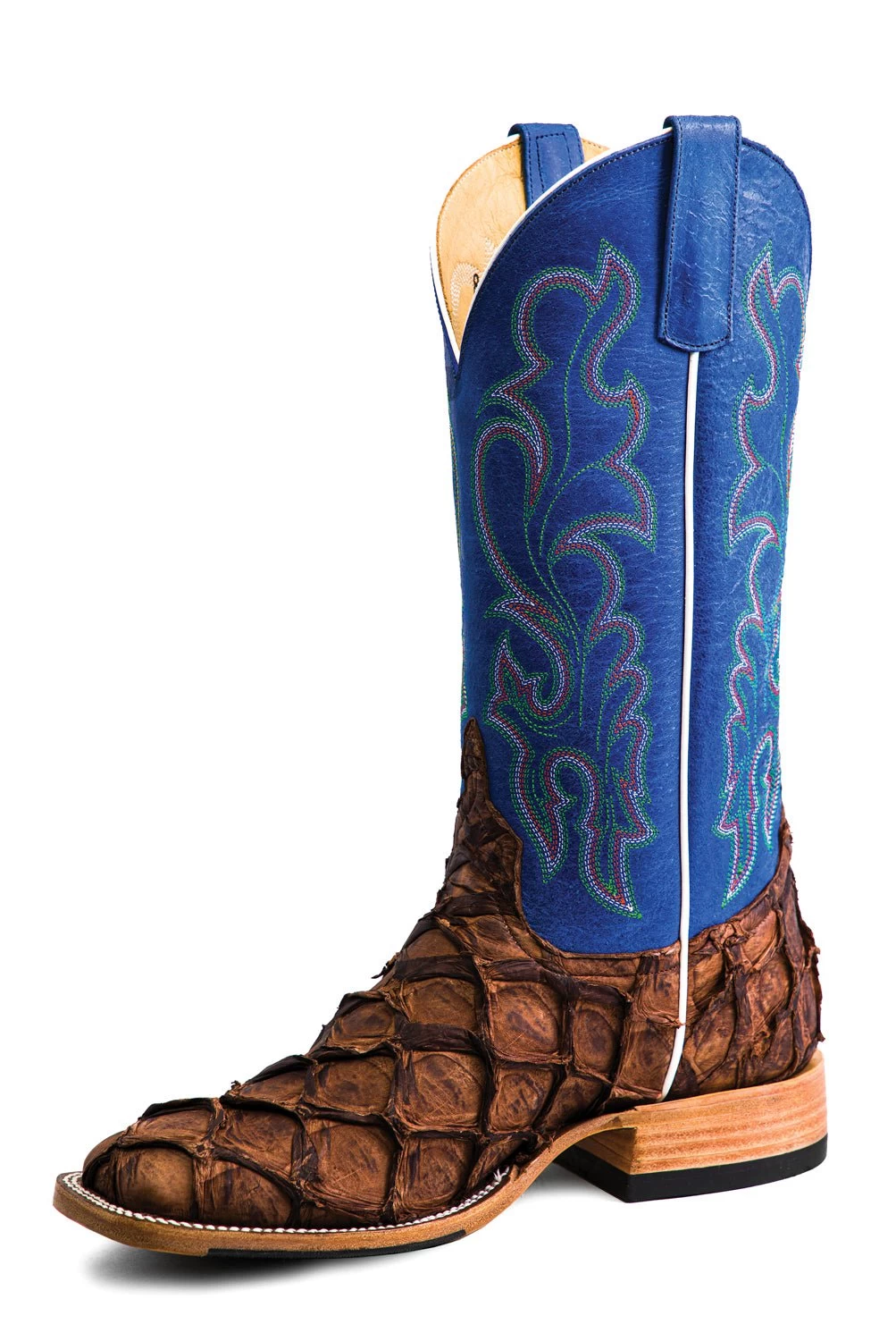 Horse Power By Anderson Bean Mens Leather Cigar Big Bass Cowboy Boots 1 Horse Power By Anderson Bean Mens Leather Cigar Big Bass Cowboy Boots