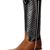 Horse Power By Anderson Bean Mens Coach Leather Top Hand Cowboy Boots 9.5 EE