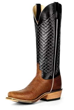 Horse Power By Anderson Bean Mens Coach Leather Top Hand Cowboy Boots 9.5 EE