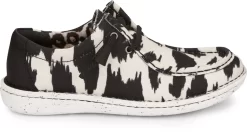 Justin Sneakers Womens Cowhide Print Hazer Canvas Slip-On Shoes 10 Justin Sneakers Womens Cowhide Print Hazer Canvas Slip-On Shoes -Fashion Footwear Shop JST 004 JL172