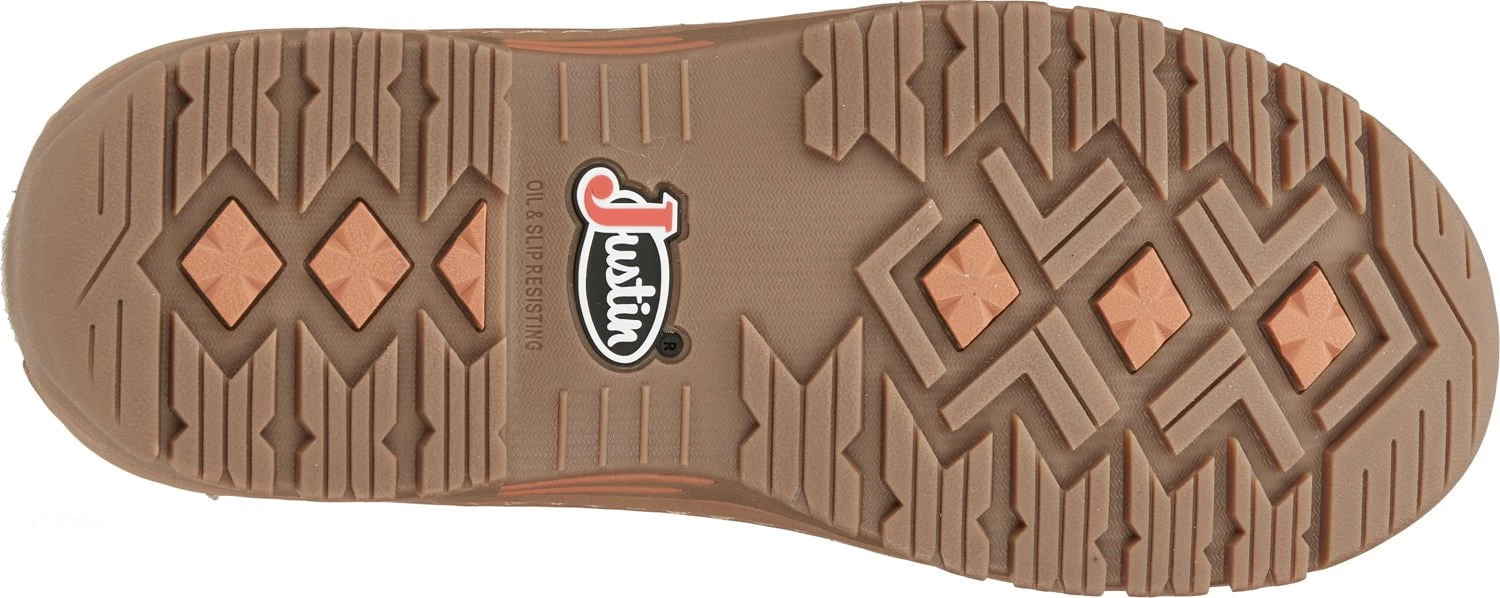 Justin 6in EH Mocc Mens Barley Brown Channing Leather Work Boots 5 Justin 6in EH Mocc Mens Barley Brown Channing Leather Work Boots - Image 5