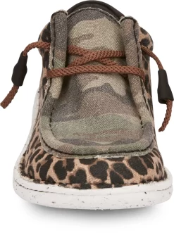 Justin Sneakers Womens Leopard Print Camo Hazer Canvas Slip-On Shoes -Fashion Footwear Shop JST 008 JL171