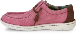 Justin Sneakers Womens Pink Hazer Canvas Slip-On Shoes -Fashion Footwear Shop JST 009 JL163