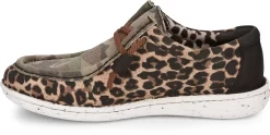 Justin Sneakers Womens Leopard Print Camo Hazer Canvas Slip-On Shoes -Fashion Footwear Shop JST 009 JL171