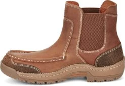 Justin 6in EH Mocc Mens Barley Brown Channing Leather Work Boots 14 Justin 6in EH Mocc Mens Barley Brown Channing Leather Work Boots -Fashion Footwear Shop JST 009 SE254