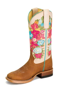 Miss Macie Bean Womens Ring Around The Rosita Leather Fashion Boots