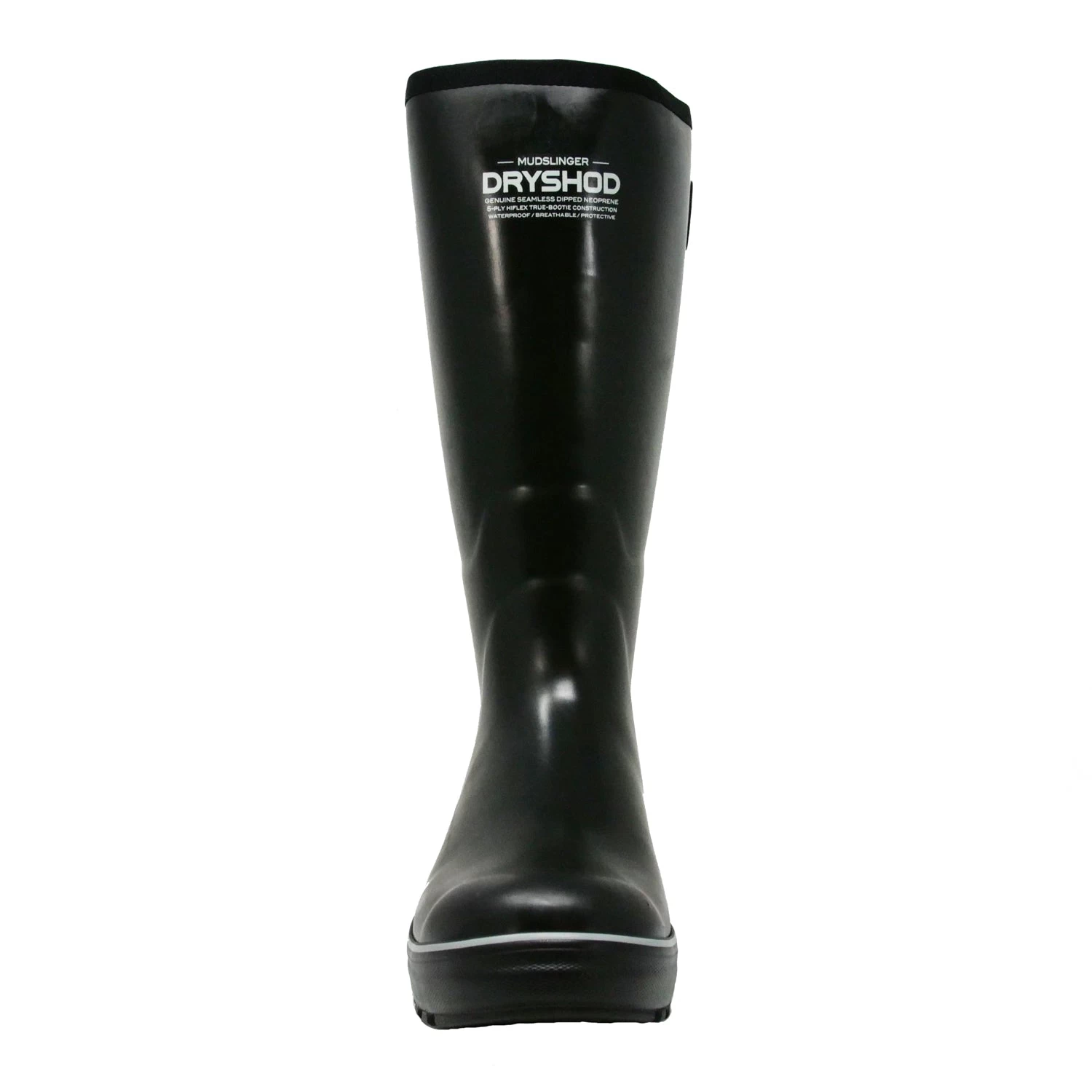 Dryshod Mens Mudslinger Gusset Black/Grey Work Boots 6 Dryshod Mens Mudslinger Gusset Black/Grey Work Boots - Image 6
