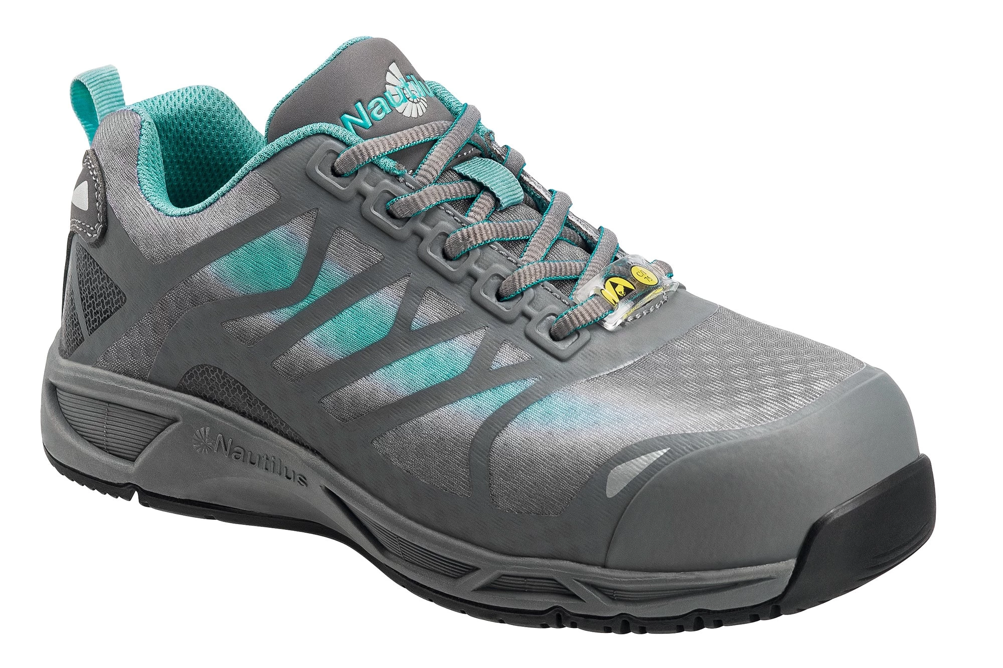 Nautilus Womens Comp Toe Adv ESD Athletic W Gray Synthetic Aqua Shoes 1 Nautilus Womens Comp Toe Adv ESD Athletic W Gray Synthetic Aqua Shoes