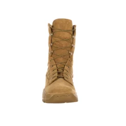 Rocky Boots Rocky Mens Coyote Brown Leather Lightweight Commercial Military Boots -Fashion Footwear Shop RKC042 front