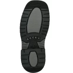 Rocky Boots Rocky Kids Black Leather Blue Line Western Cowboy Boots -Fashion Footwear Shop RKD0082C outsole