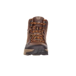 Rocky Boots Rocky Mens Brown Leather Endeavour Pt WP Hiking Boots -Fashion Footwear Shop RKS0300 front