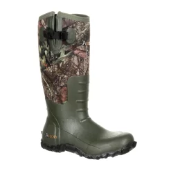Rocky Boots Rocky Mens MOBU Country Rubber WP Outdoor Hunting Boots