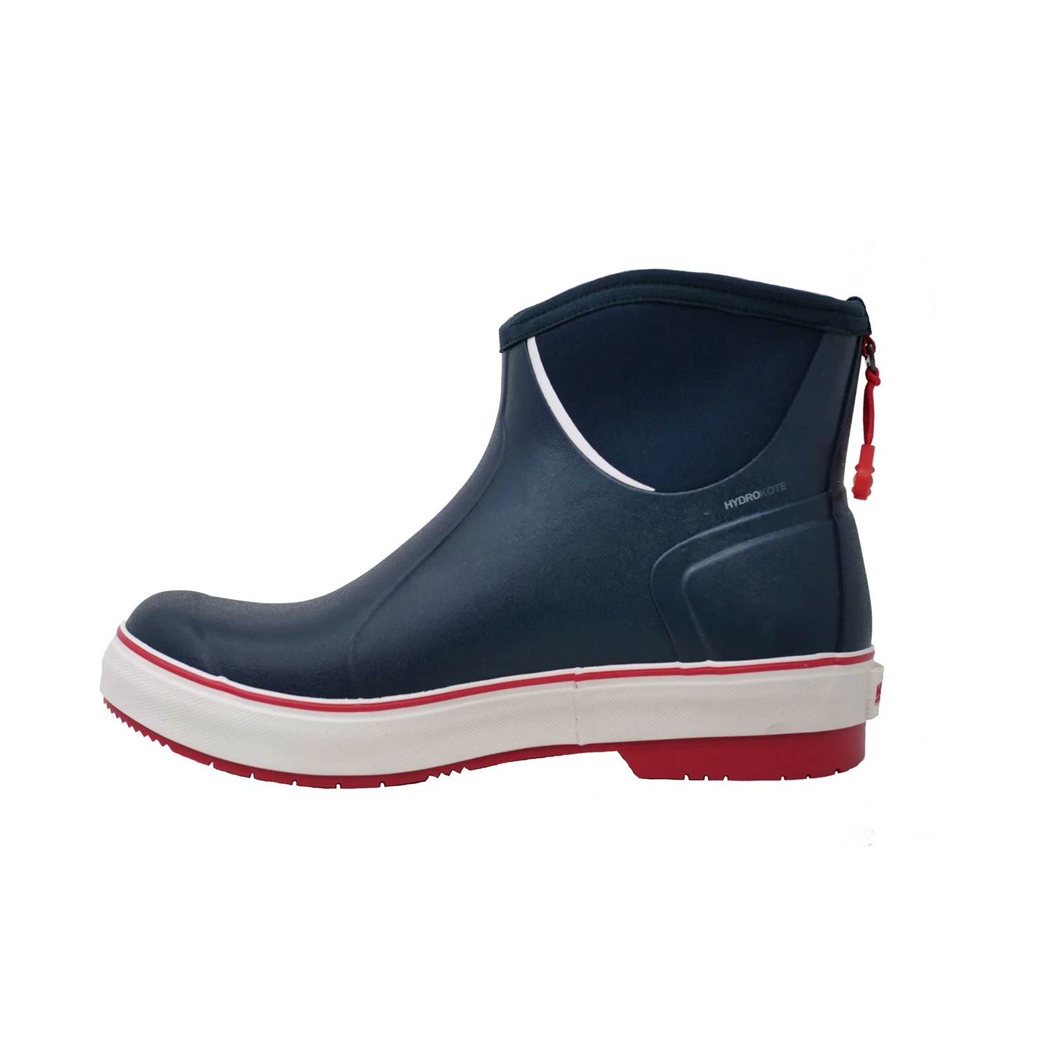 Dryshod Mens Slipknot Ankle-Hi Deck Navy/Red Rubber Boat Boots 2 Dryshod Mens Slipknot Ankle-Hi Deck Navy/Red Rubber Boat Boots - Image 2