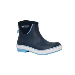 Dryshod Womens Slipknot Ankle-Hi Deck Navy Rubber Boat Boots -Fashion Footwear Shop SLN WA NV 004